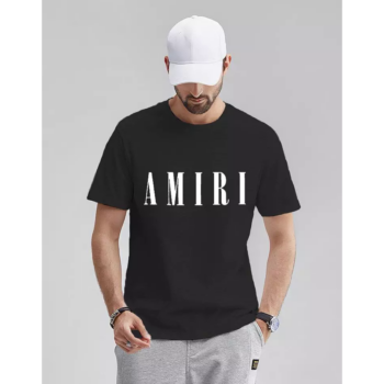 Men's Cotton Amiri T-Shirt MC Stan - Black