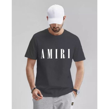 Men's Cotton Amiri T-Shirt MC Stan Best Rapper T-Shirt - Black