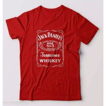Men Cotton Jack Deniel T-Shirt - Red