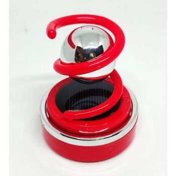 360 Degree Twister chrome Solar Rotating Perfume Double Ring diffuser for Car Home Office 1