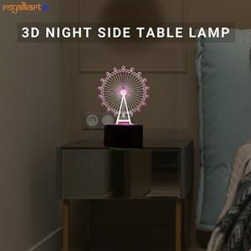 3D Illusion Ferris Wheel LED Lamp 2