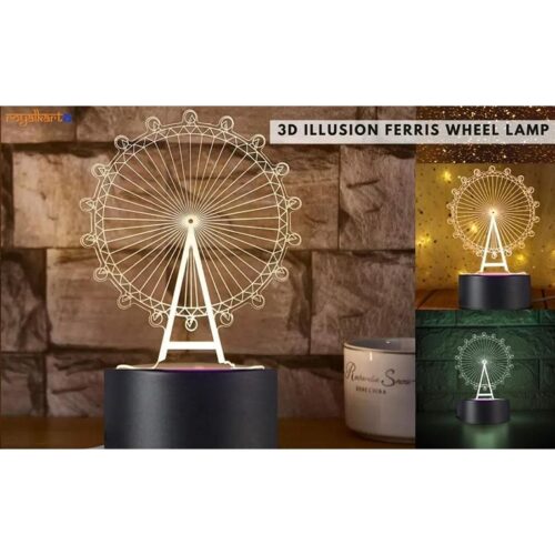 3D Illusion Ferris Wheel LED Lamp 7