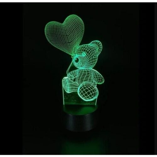 3D Illusion Led Teddy Bear Lamp 2