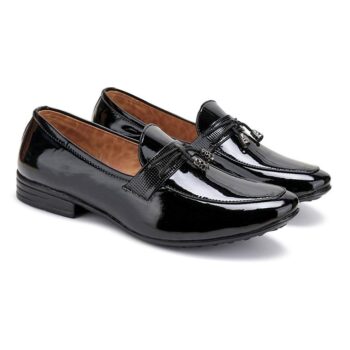 Bersache Lightweight Black Loafers Shoes For Men 1