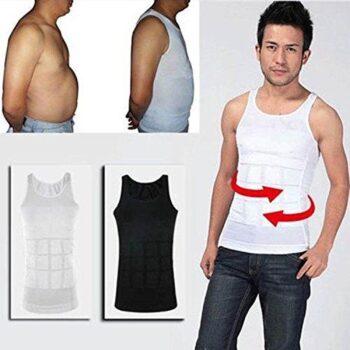 Blooming India Slim n Lift Slimming Vest Tummy Tucker Shaper Undershirt Innerwear for Men (White) - (Code: C2360930)