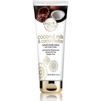 Body Cupid Coconut Milk and Cocoa Butter Hand & Body Lotion Tube - 200 ml