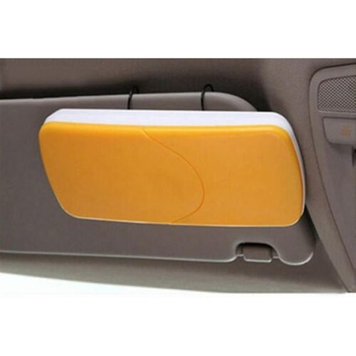 Car Tissue Holder Shading Board Car Tissue Box Hanging Pumping Paper Napkin Holder with Clip 3