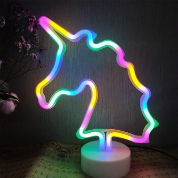 Colorful Unicorn LED Neon Light Lamp- Unicorn
