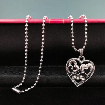 Delicate Silver Plated Pendants With Chain
