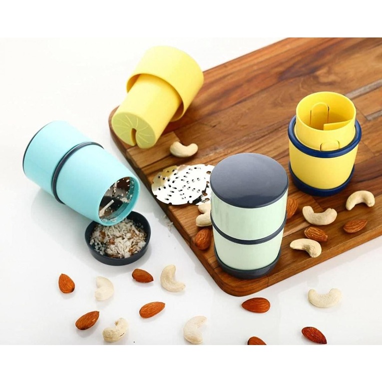 Compact Plastic Dry Fruits Cutter with Holder and Container (Multi