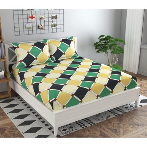 Elastic Fitted Queen Size Double Bedsheet 1