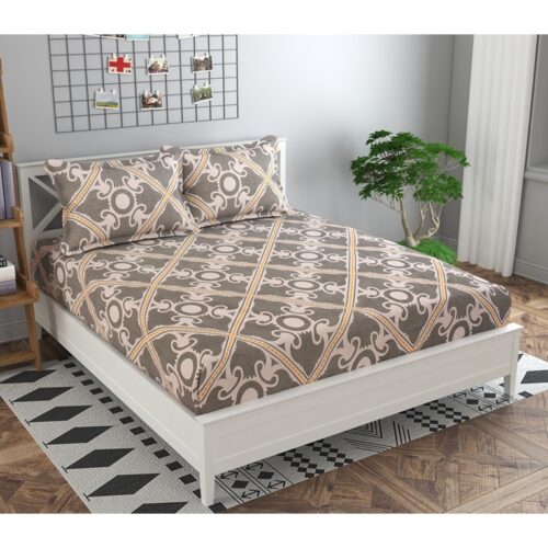 Elastic Fitted Queen Size Double Bedsheet