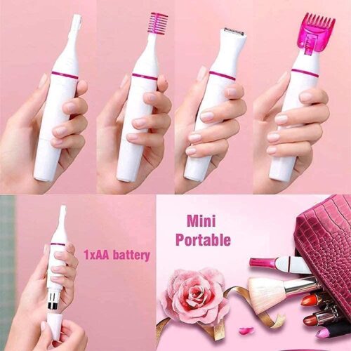 Eyebrow Trimmer sensitive touch Painless bikini line underarm Face Hair Remover electrical Machine clipper 3