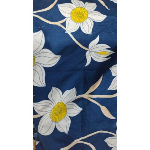 Glace Cotton Elastic Fitted Printed Double Bedsheets 1