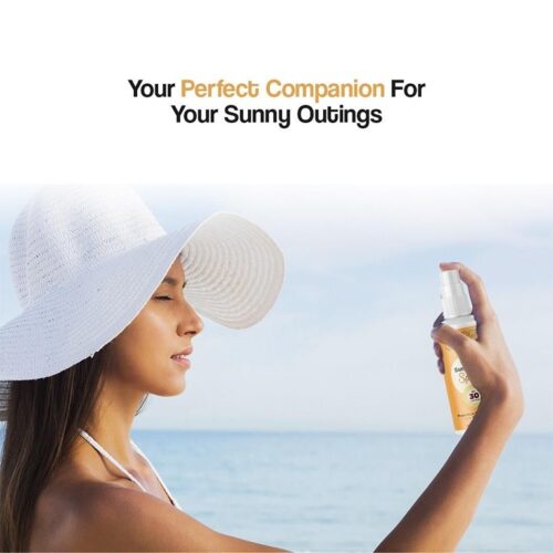 Golden Glam Sunscreen Matte Finish SPF 30 Pa Spray 100 ml Each Pack of 2 1