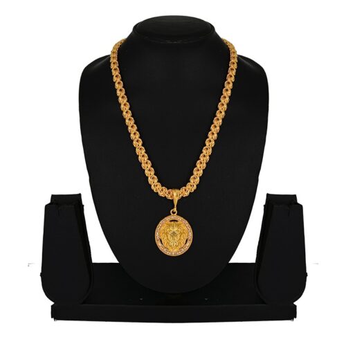 Luxurious Mens Gold Plated Pendant With Chain 2 20