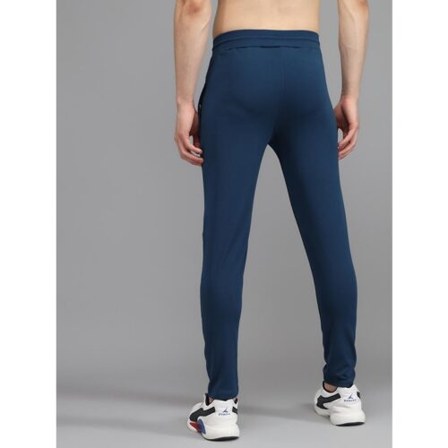 Lycra Solid Slim Fit Mens Track Pant Blue 2 2
