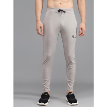 Lycra Solid Slim Fit Men's Track Pant - Grey