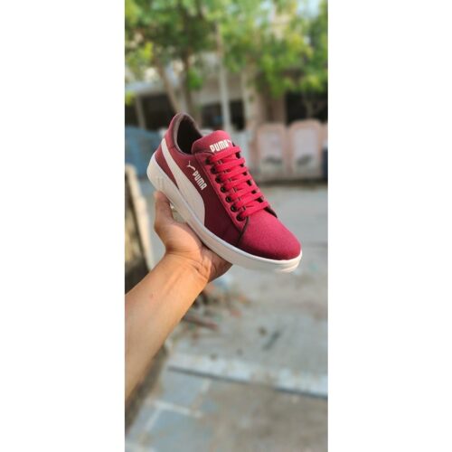 Mens Fashionable Casual Sneakers Red 1