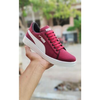 Mens Fashionable Casual Sneakers Red 2