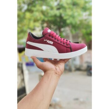 Mens Fashionable Casual Sneakers Red 3