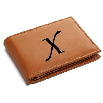Men's Trendy Alphabet Leather Wallet (2)