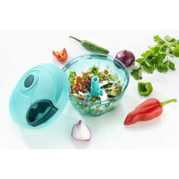 Mini Plastic Vegetable Fruit Chopper 450ml 2 1