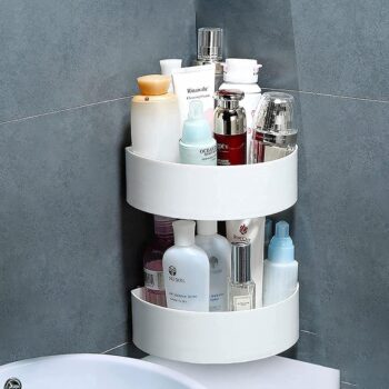 Multipurpose Wall Mount Bathroom Shelf and Rack for Home and Kitchen (2 Bathroom Corner) 1