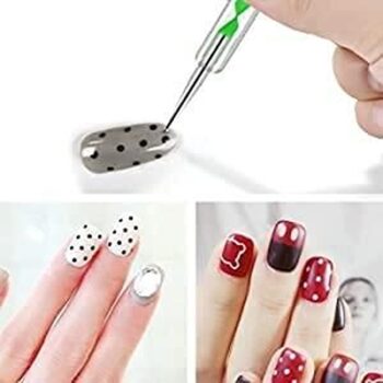 Nail Stamping Plate With Nail Silicone Stamper Dotting Tools For Nail art 5