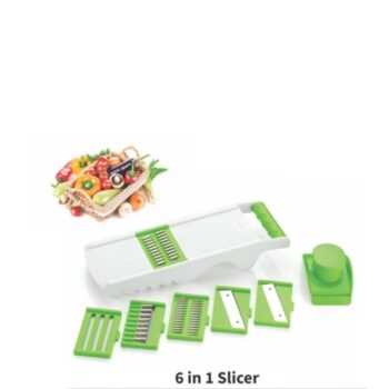 Plastic 6 in 1 Vegetable slicer with Holder 1