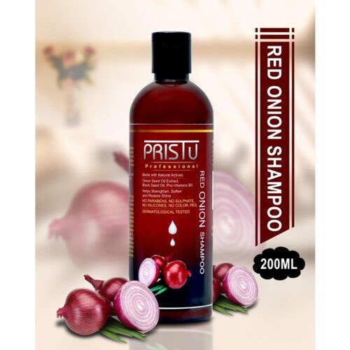 Pristu Professional Red Onion Oil And Shampoo Combo Pack 2