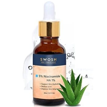 SWOSH 5% Niacinamide Face Serum With Hyaluronic Acid 1% Serum For Face (30ML) 1