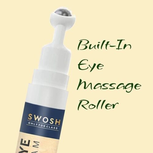 SWOSH Under Eye Cream For Dark Circles And Wrinkles Removal Roll On 15 ml 6
