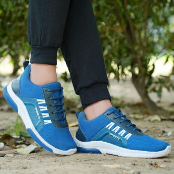 Stylish Sport Sneakers Running Shoes - Blue 1