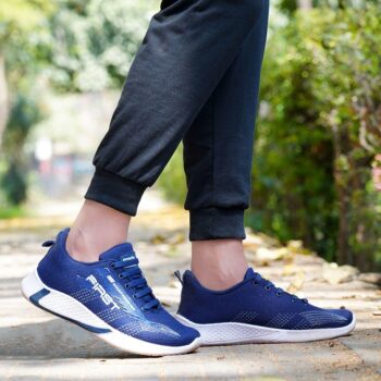Stylish Sport Sneakers Running Shoes - Navy Blue 1