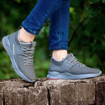Stylish Sports Shoes For Men - Grey