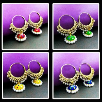Traditional Gold Plated Earring 1