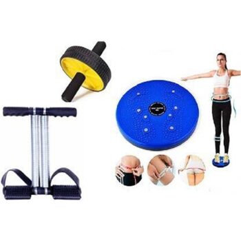 Tummy Trimmer, Twister, ABS Wheel Set for Workout