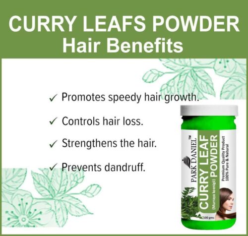 100 premium curry leafs powder for hair care 100 gms park daniel original imag462qgy4gqbmp