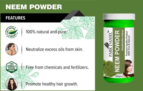 100 premium neem powder for skin and hair 100 gms park daniel original imag4yhtw2zcny8j 1