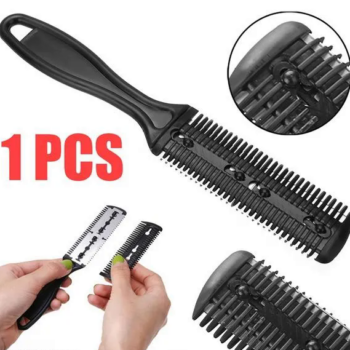 1PCS Double Sided Hair Thinning Razor Comb Professional Salon Hairdressing Trimmer