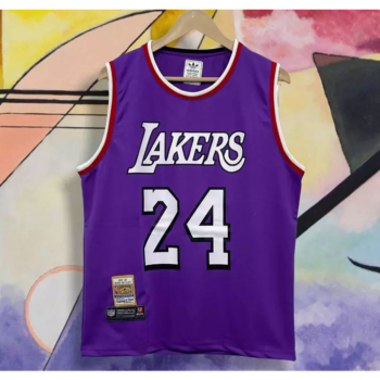 Men Sleeveless Lakers 24 T-Shirt - Purple