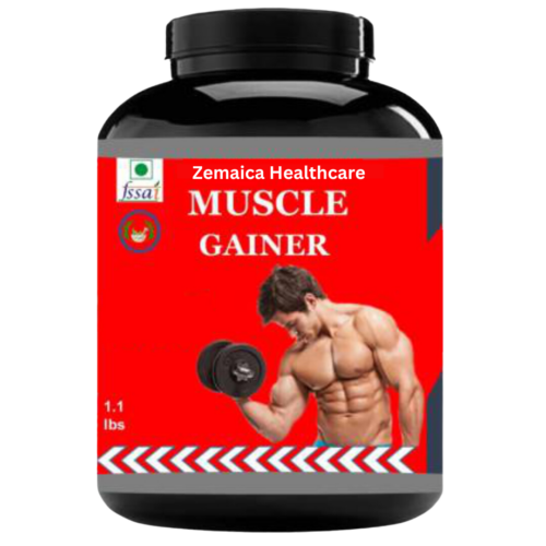 Muscle Gainer Protein, Body Muscle Gainer, Body Strength Growth, Weight Gainer, Strawberry Flavor, 100gm