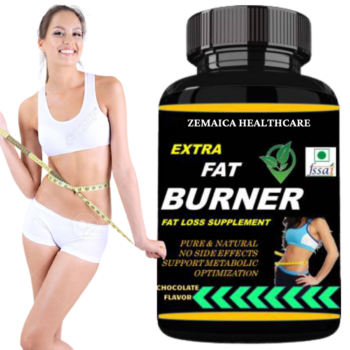 Extra Fat Burner, Control Belly Fat, Weight Loss Supplements, Chocolate Flavor, 100g Powder