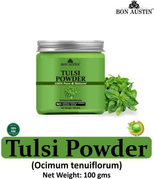 300 100 pure natural tulsi powder combo pack of 3 jars of 100 original