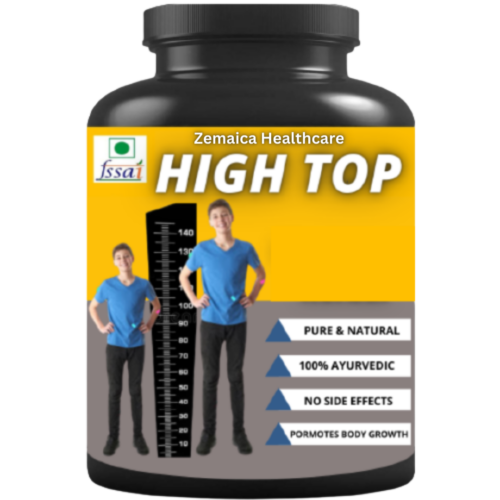 High Top, Height Gain Capsule, Height Increasing, Height Growth, Ayurvedic 30 Capsules