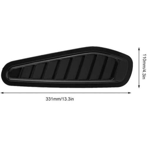 Car Decorative Air Flow Duct Racing Side Scoop Vent Air Flow Sticker Universal for All Cars Model 3 Pack of 2 1