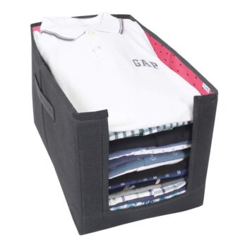 Closet Organizer Foldable Shirts and Clothing Organizer StackersPack of 6 4 1
