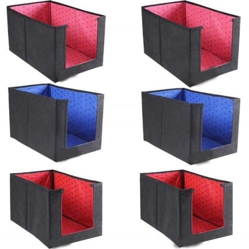 Closet Organizer-Foldable Shirts and Clothing Organizer Stackers(Pack of 6)
