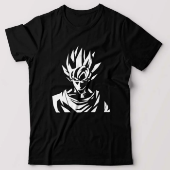 Dragon Ball T-shirt Crew Neck Printed-Black
